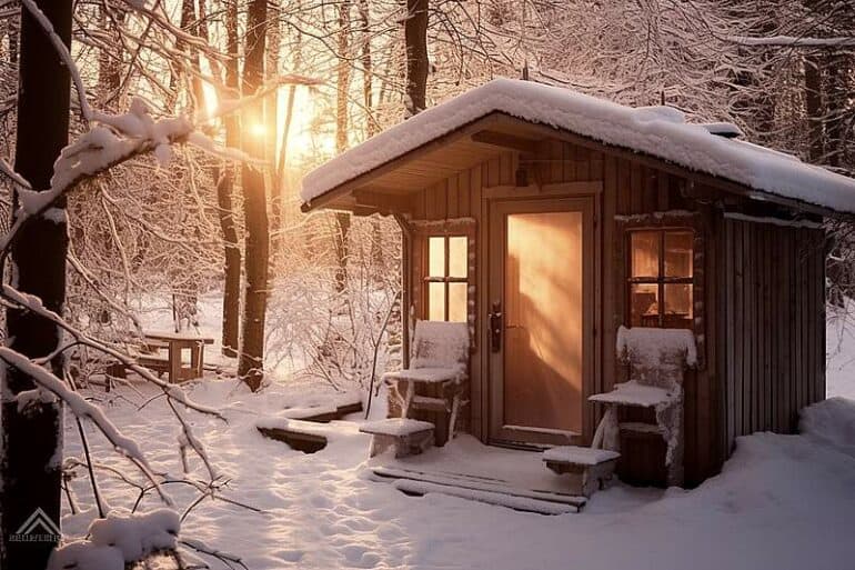 Der Zauber der Sauna im Winter