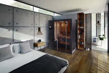 Schwarz und platzsparend: Die neue Black Edition der KLAFS S1 Sauna