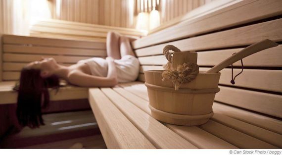 Sauna promotes blood circulation in the muscles