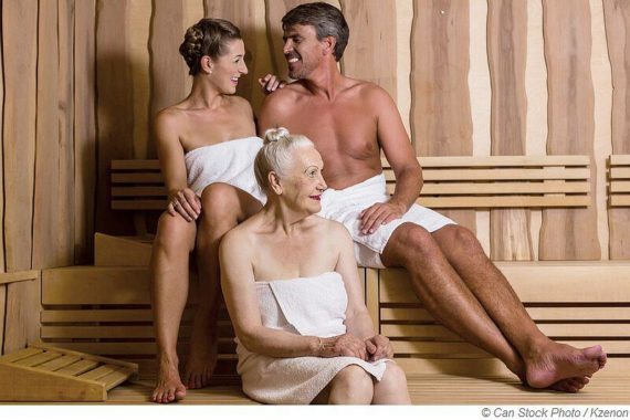 Schwitzen in der Sauna als Herzpatient