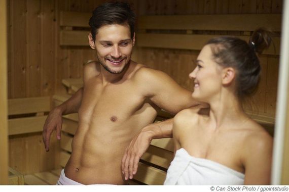 Darf in der Sauna geflirtet werden?