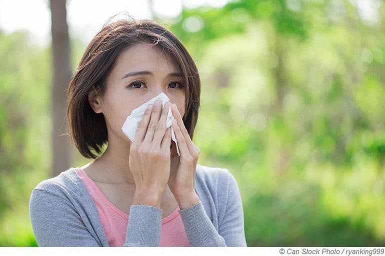 Sauna is a natural help against pollen allergy