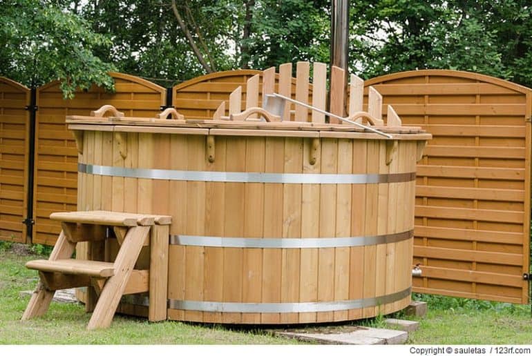 Hot tub for your own garden or terrace