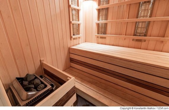 Combination sauna: 2 types of sauna combined in one sauna!