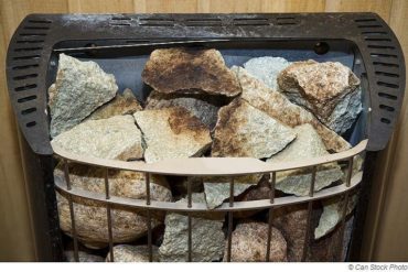 Sauna stones do not last forever