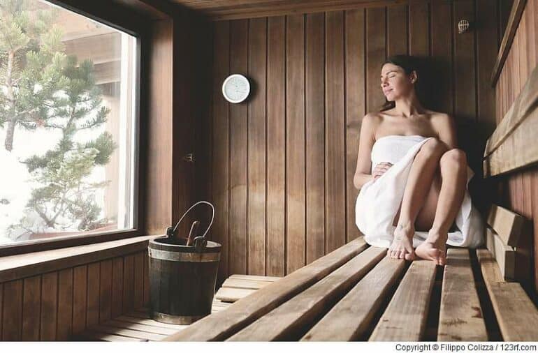 Discomfort after sauna bathing