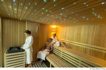 Lichttherapie in der Sauna