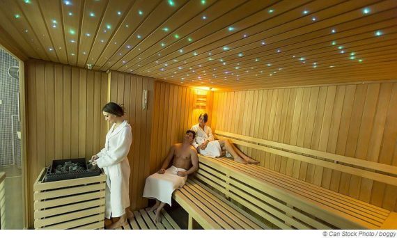 Lichttherapie in der Sauna