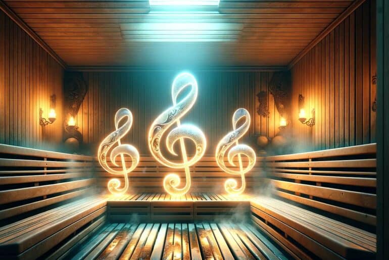 Musik in der Sauna: ein Tor zur Stille