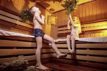 Why is sauna useful for children?