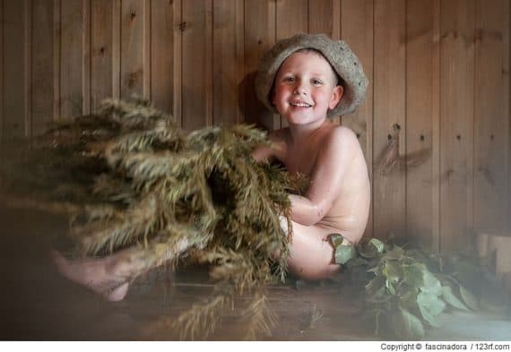 When is the sauna good for my child?