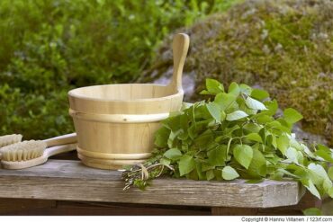 The garden sauna as a place of complete relaxation