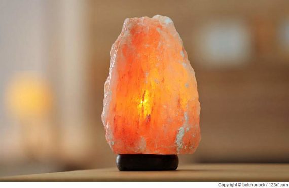 What are crystal salt lamps and how do they work?